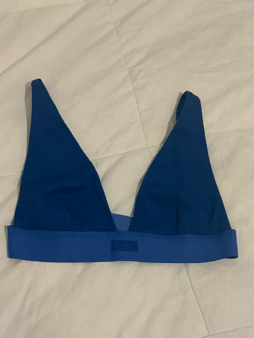 SKIMS cobalt Blue Triangle Bralette - Deep Cobalt